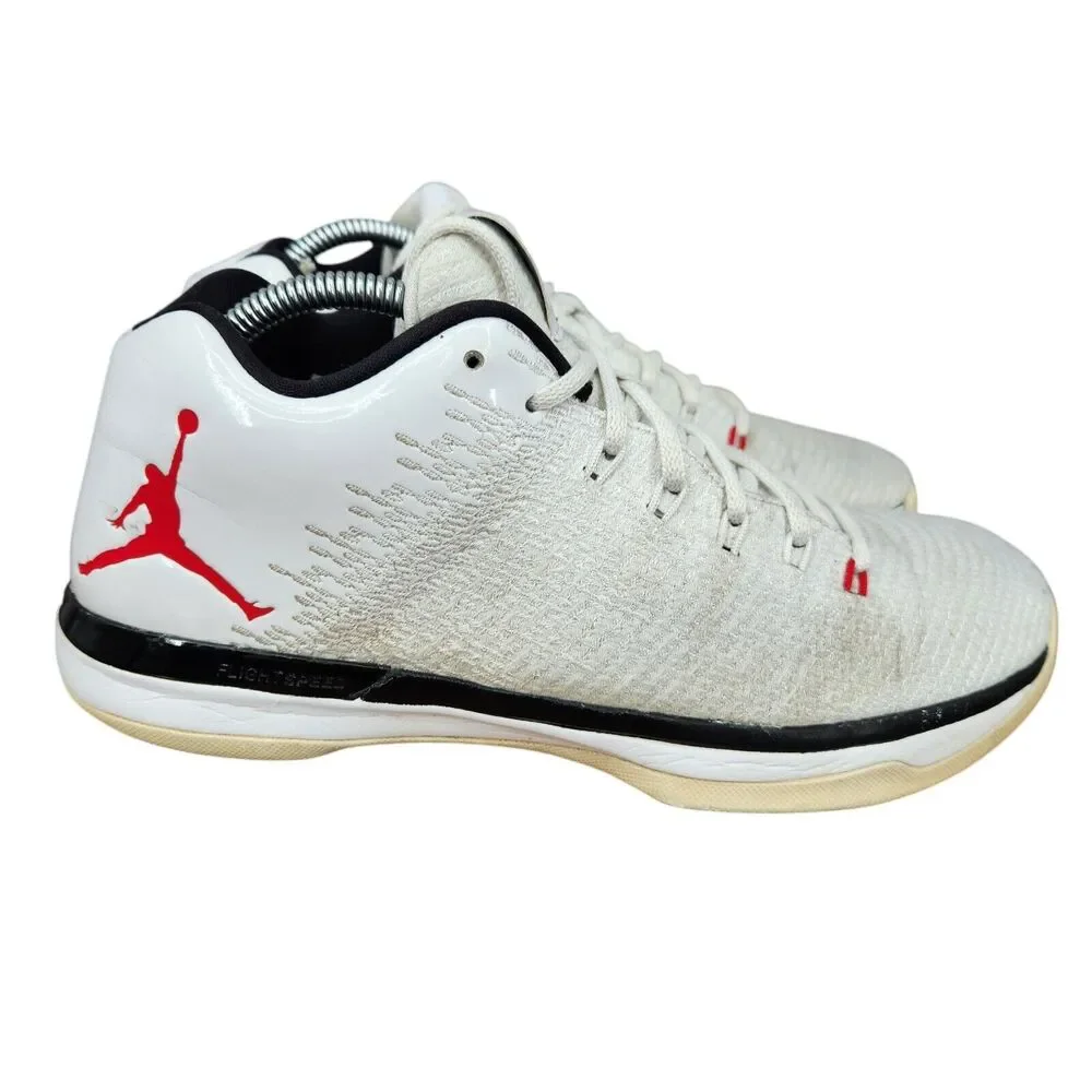Air Jordan 31 Low Chicago Bulls‎ Sneakers Mens 9 White Red Shoes 897564-101
